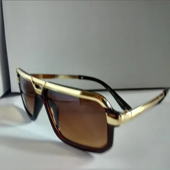 Modna sončna očala za moške in ženske blagovne Znamke očala luksuzni Kovinski kvadratnih sončna očala C4028