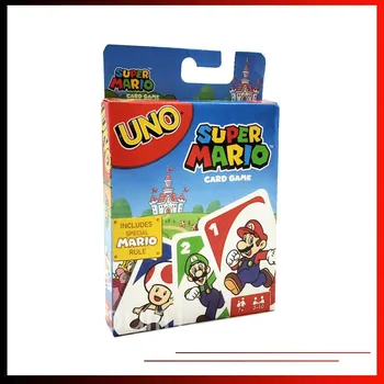 Super Mario Igre UNO Kartica Igre Družino Smešno Zabave Igre Poker Otroci Igrače, Igralne Karte,