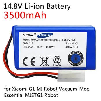 NOVO 14.8 V 3500mAh Li-ionska Baterija za Xiaomi G1 MI Robot Vacuum-Mop Bistvene MJSTG1 Robot sesalnik 18650 Baterijski Paket