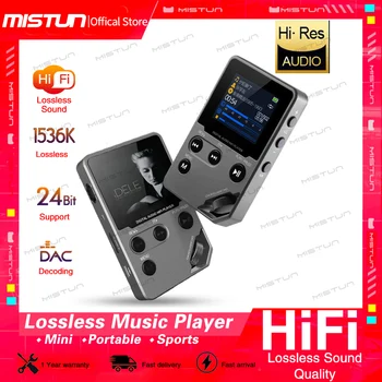 2022 New Visoke Kakovosti Glasbe MP3 Predvajalnik DAC HD Izgub Hi-fi Stereo Walkman Prenosni Šport Kovinski Material MP3, FM/E-Knjige/Snemalnik