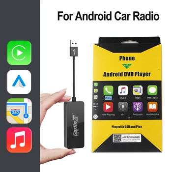 Carlinkit Žične in Brezžične naprave Carplay Android Auto Ključ Tablet Android Radio Zaslon Smartlink Mirrorlink iOS 15 Glasbe Siri Video