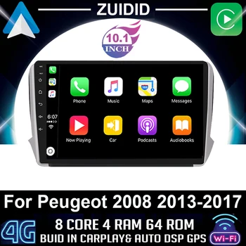 2 Din Android Avto Radio Stereo Za Peugeot 2008 208 2012-2018 (Za 10,1