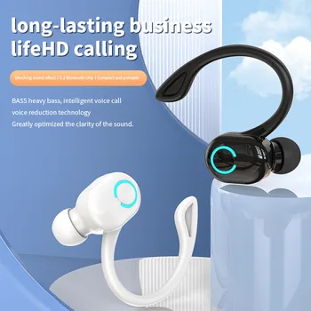 Čarobno glasbo Brezžične Slušalke Šport V uho Bluetooth 5.2 Čepkov Ultra-dolgi Pripravljenosti Prostoročno, Slušalke Z Mikrofonom za Pametni Telefon