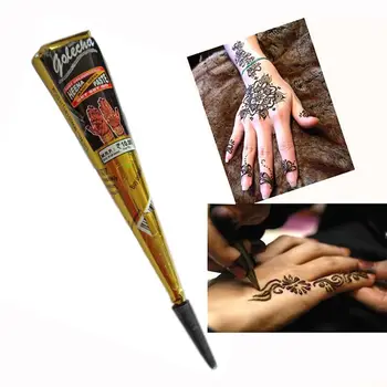 Indijska Kana Tatoo Prilepite Cone Barve Telesa Začasno Mehndi Henna body art Tattoo Nalepke Mehndi Barve Telesa