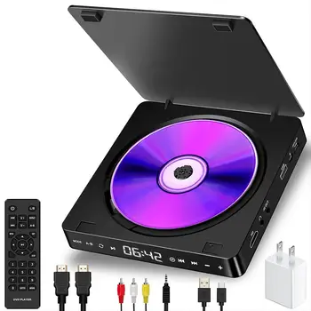 Domov DVD/VCD Hd Video Predvajalnik, Hi-fi Stereo Zvočniki 1080P Večnamenski Mini Prenosni Cd Predvajalniki, Prenosni Avdio Video