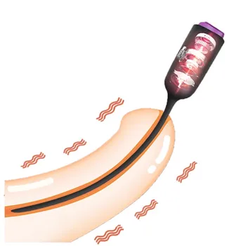 10 Frekvenca Sečnice Vibrator Kateter Sex Igrača za Moške Penis Plug Dildo Dilator Massager Konj Oči Stimulator Masturbator