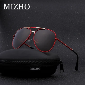 MIZHO blagovne Znamke Anti-Odsevni Visual Zaščite, sončna Očala Za Moške Polarizirana Baker Okvir, 25 g svetlobno Razkošje gafas de sol PILOTNI