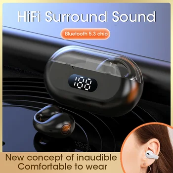 Niye TWS Brezžične Slušalke Enako Kot Ambie Zvok Earcuffs Bluetooth 5.3 Kostne Prevodnosti Slušalke HiFi Stereo Šport Nepremočljiva