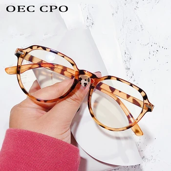 OEC CPO Klasičnih Plastičnih Ženske Očal Okvir Moda Jasno Optična Očala Okvirji Moških Anti-modra luč Pregledna Očala Ženski