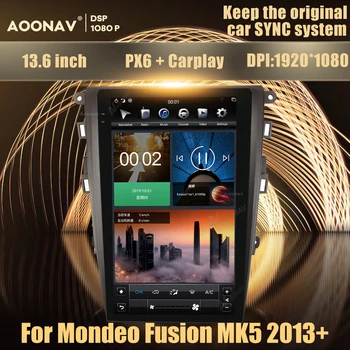 13.6 inch Android za Mondeo Fusion MK5 2013-2020 avto radio multimedijski predvajalnik, je Tesla zaslon AUTO avdio magnetofon