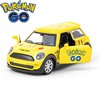 Pokemon Pikachu Anime Lutka Visoko kakovostne Avto Otrok Zlitine Risanka Pullback Avto Igrača Model Okraski Fantje Dekleta Rojstni dan Darila