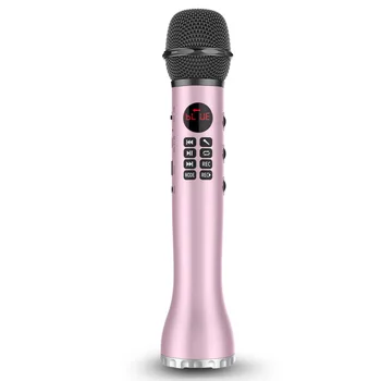 Strokovno 3 in1 Karaoke Snemanje Brezžični Zvočnik Mikrofon s funkcijo Bluetooth za Telefon Za Ipad Kondenzatorskega Mikrofona L-598