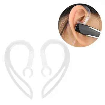 8 mm Bluetooth Slušalke Pregleden Mehki Silikonski Ušesni Kavljem Zanke Sponko za Slušalke