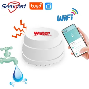 WiFi Prepuščanje Vode Detektor Tuya Zvočni Alarm Za Leak Senzor Pametni Dom Nivo Vode, Poplavne Prekoračitev Opozorilo Varnostni Alarmni Sistem