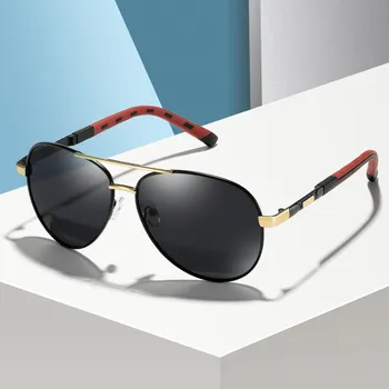 2020 Polarizirana sončna Očala Vožnjo sončna Očala Polaroid Moških sončna Očala Pilotni Kovinski Okvir sončna Očala za Moške Gafas De Sol