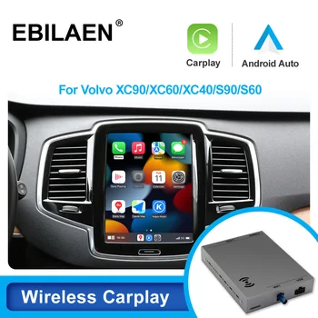 EBILAEN Brezžični Carplay Za Volvo XC90 XC60 XC40 S60 S90 Android Auto Ｍodule Polje Ogledalo Povezavo Celoten Zaslon Večpredstavnostnih