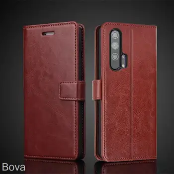 ohišje za Huawei Honor 20 Pro / Čast 20 držalo za kartico pokrov primeru Pu usnja Flip Cover Retro denarnico, telefon vrečko opremljeni poslovni