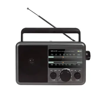 MD-T16 AM, FM Radio Priključite Prenosni Radio Tranzistor Powered by 3D Baterije ali AC 110V/220V za Starejše in Domov Radijski Sprejemnik