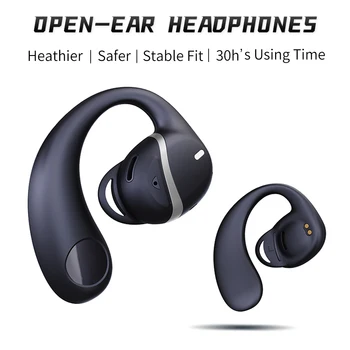 Novo 5.3 Kakovost Športnih Bluetooth Slušalke Ne V Uho Brezžične Slušalke Odprte Ear Tip Slušalke z Mikrofonom Tip C Polnjenje OD06