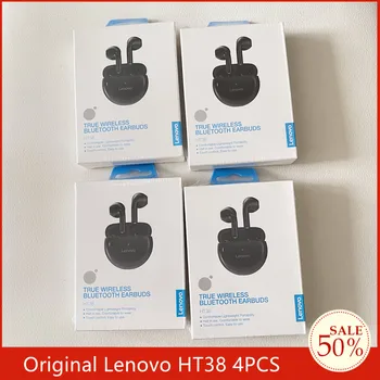 Original Lenovo HT38 4pcs Bluetooth slušalke 5.0 izjemen zvok high fidelity TWS z mikrofonom touch kontrole