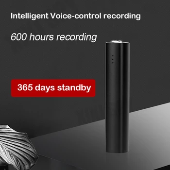 Mini snemalnik 600 ur digitalno snemalno napravo, strokovno zvok dictaphone avdio poslušanje mikro snemanje prenosni mala