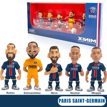 MINIX ZBIRATELJSKE Paris Saint-Germain Risanka nogometaš Dejanje Slika Kul lutka Športni Model Soccer Star Igrače Ljubitelji Spominkov