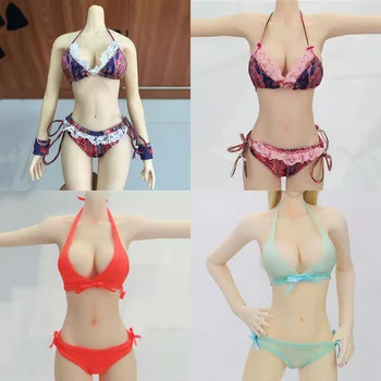 Na Zalogi 1/6 Obsega Seksi Ženska Figura Opremo Bikini spodnjice brez Hlačnic, spodnje Perilo Oblačila Model za 12 cm Telo