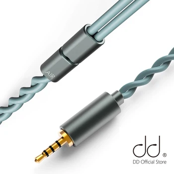 DD ddHiFi BC120A (Gozd) Zraka Serije Slušalke Kabel Visoke Čistosti 6N) v podjetju OCC, 2,5 mm Uravnoteženo Plug in MMCX/2Pin 0.78 Priključek