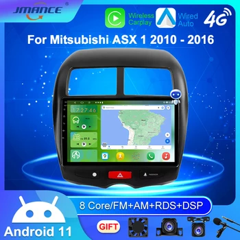 JMANCE Android 11 Za Mitsubishi ASX 2010 1+ avtoradio Ai Glas Večpredstavnostna Video Predvajalnik Navigacija Android Ne 2din 2 din dvd