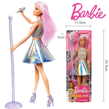 Prvotni Barbie Model Igrače FBR37 Fashionista Poppen Rock Zvezde Rock Stil Pop Način Dekleta Igrače Darilo za Rojstni dan Bonecas Igrače FBR37