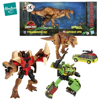 Hasbro Transformatorji Generacije Sodelovalno Jurassic Svetu Tyrannocon Rex Autobot JP93 Dejanje Slika Dinozaver Robot Otroci Igrače