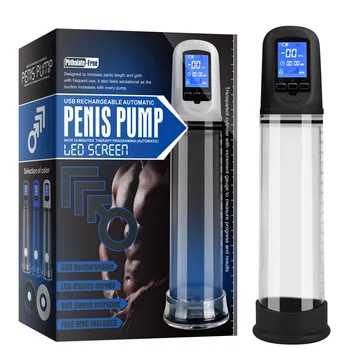 Samodejno Penis Črpalke, Vakuumske Črpalke Spolnih Igrač za Moške Penis Širitve Moški Penis Extender Erekcijo Usposabljanje Električni Penis Črpalka