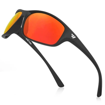 MAXJULI 2021Luxury Šport Polarizirana sončna Očala Za Moške Oranžna Kolesarske Vožnje Ribolov 100% UV Zaščito, sončna Očala W8150