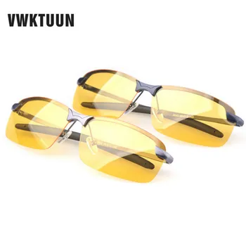VWKTUUN Polarizirana sončna Očala Moških Nočno Vizijo Očala za Moške, Ribolov, Vožnje Očala Moški Oculos Anti-Glare sončna očala Za Moške
