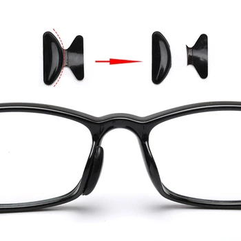 10 Parov Očala sončna Očala Lepilni Silikonski Non-slip Stick na Nos Blazinice