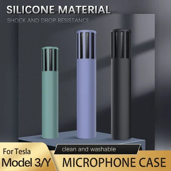 za Tesla car mikrofon silikonski zaščitni rokav Mic brezžični mikrofon Model3/Y spremenjen dodatki