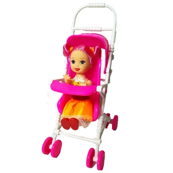 Otroški voziček Voziček Pohištvo Mini Pribor za Barbie Lutka Hiša Klasične Igrače za Kelly Srčkan lutka Darilo Dekle Brezplačna Dostava