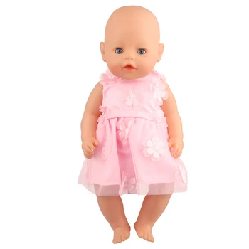 18 Inch Doll Noša Ročno Princesa Obleko za American Dekle Lutka 43 cm Otroka Rodila Punčko Oblačila Otroci Igrače Festival Darila