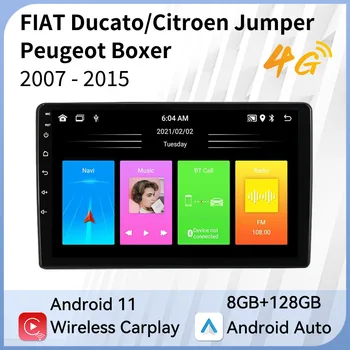 2 Din Android Stereo za Fiat Ducato 2007-2015 Citroen Jumper, Peugeot Boxer za obdobje 2011-2015 Avto Radio Carplay Android Auto Autoradio