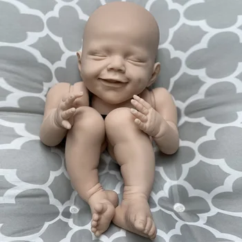 Prerojeni Kit Silikonski aprila Bebe Lutka DIY Prazno Unpainted Nedokončane Dele Mehko Silicona Muñeca
