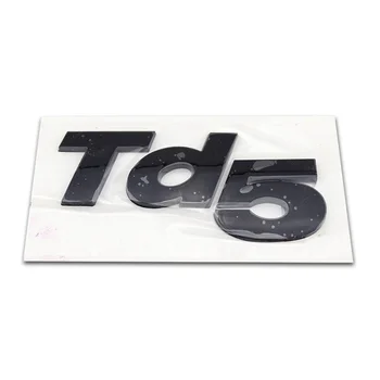 Originalna Kakovost Gloss Black 3D Napis Logotip Td5 Značke Avto Simbol za Defender