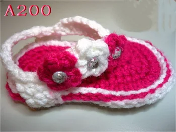 Novorojenčki čevlji Ročno baby čevlji za malčke modeliranje malčka čevlji Baby dekle cvet slog čevlje Velikosti 0-12 Mesecev