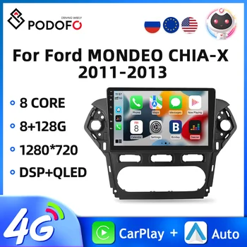 Podofo Android 2din avtoradio Avto Multimedijski Predvajalnik Za Ford MONDEO CHIA-X 2011-2013 10
