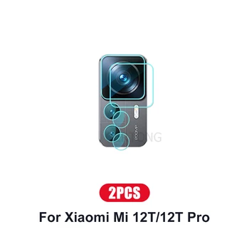 Za Xiaomi 12T Pro Objektiv Kamere Zaščitnik Mehko Steklo, Kaljeno Film za Xiaomi 12 t pro 11t mi 11 12 lite 12s ultra Objektiv Film