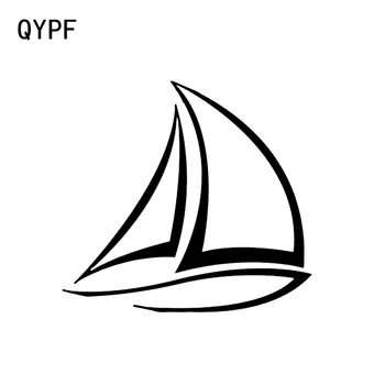 QYPF 11.4*10,6 CM Zanimivo Mornar Jadrnico, Barko Dekor Avto Nalepke Vinyl Silhueto Dodatki, C16-0995