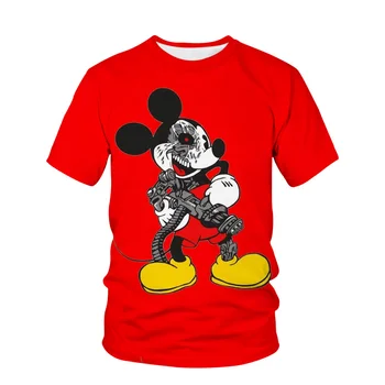 Disney Anime 42 Stilov Poletje Majica s kratkimi rokavi Ženske Modni Mickey Mouse Harajuku Ženske Majice 2021 Priložnostne Tshirt Vrhovi 90. letih Estetske