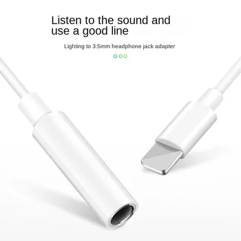 Primeren za Apple, avdio adapter 3,5 mm slušalke iPhone 13 avdio kabel podpira ios13 zvočne kartice