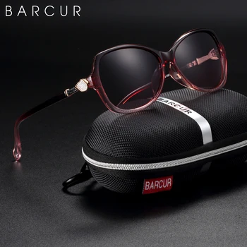 BARCUR blagovno Znamko Design Oversize sončna Očala Ženske Polarizirana sončna Očala Ženske Odtenkih Modnih Očal UV400 Zaščito
