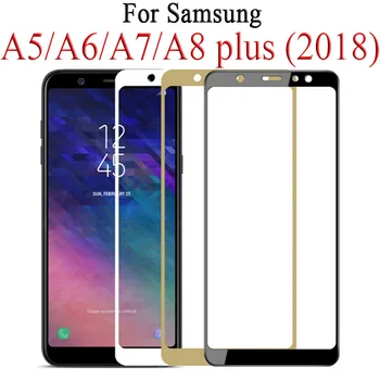 9D Celotno Zaščitno Steklo Za Samsung Galaxy J4 J6 A6 A8 Plus A5 A7 J7 J8 2018 Glas Tremp A750 A730F Samsun Galaxy Sumsung