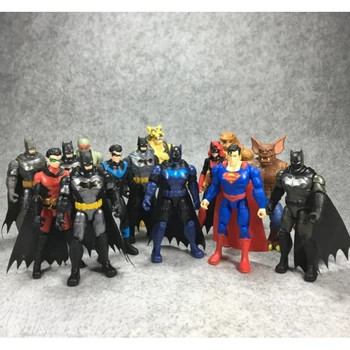 DC Akcijska Figura, Batman Človek-Bat Nightwing Batwoman Joker Bane Kapetan Atom Sklepov Premično je 3,75-palcev Model Ornament Igrače